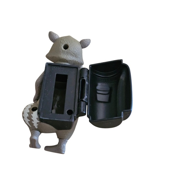 DreamWorks Over the Hedge RJ Raccoon Figure with Opening Backpack Toy 2006 - Picture 4 of 4